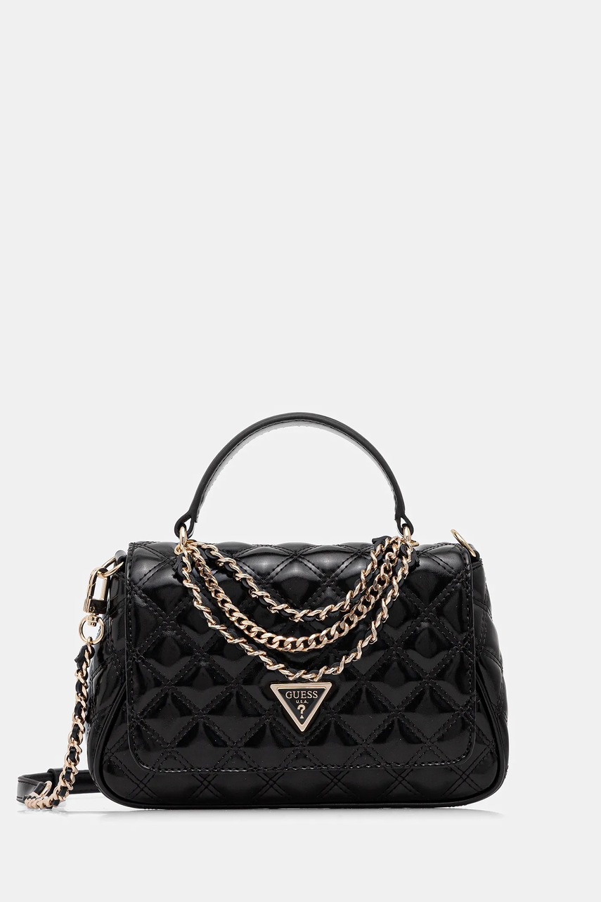 Levně Kabelka Guess GIULLY černá barva, HWTG96 73190