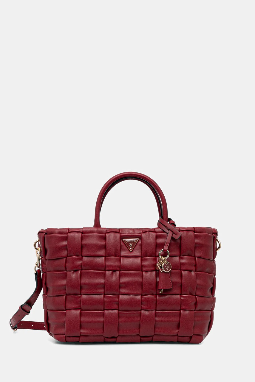 Levně Kabelka Guess MARION červená barva, HWWG80 72060