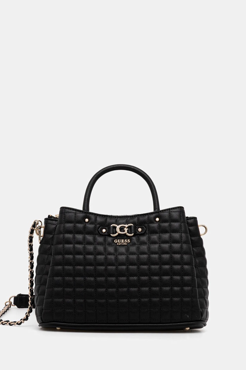 Levně Kabelka Guess NADIRA černá barva, HWQG84 24060