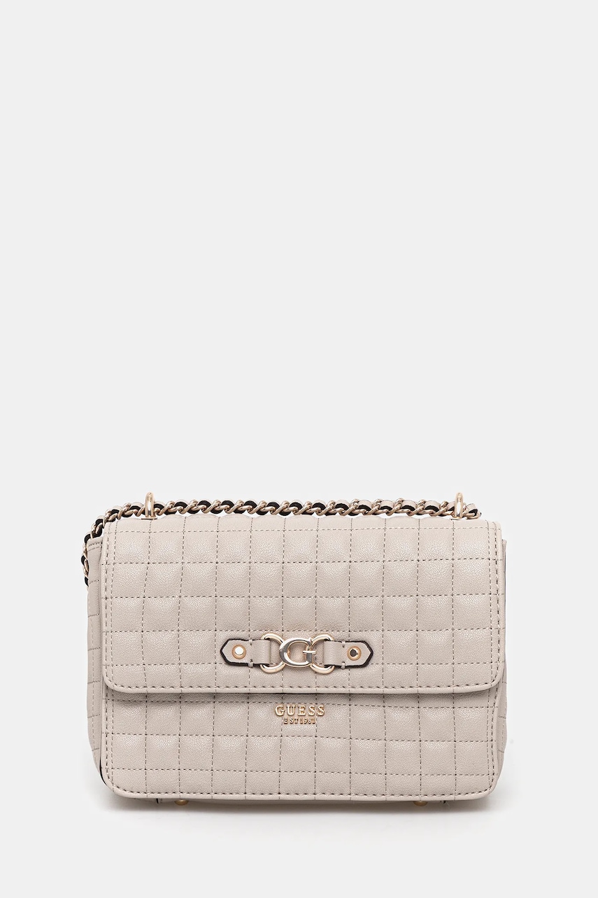 Kabelka Guess NADIRA béžová barva, HWQG84 24210