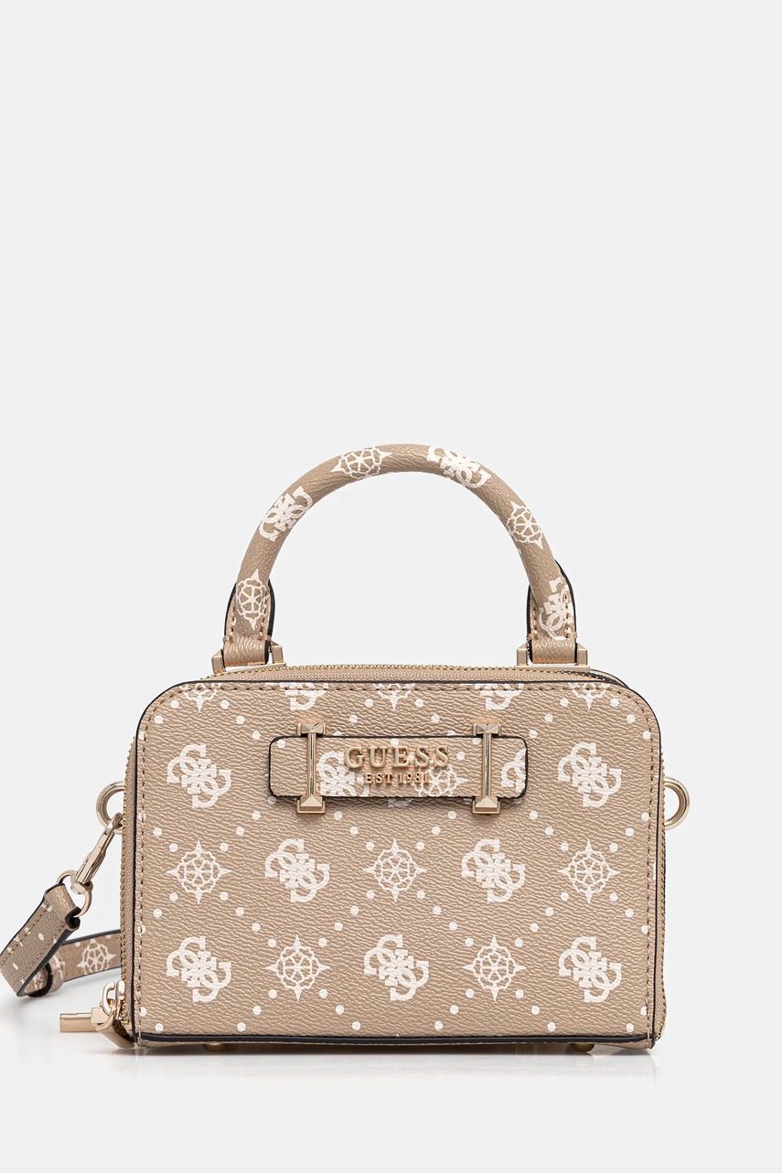 Levně Kabelka Guess SILIA béžová barva, HWGP98 90760