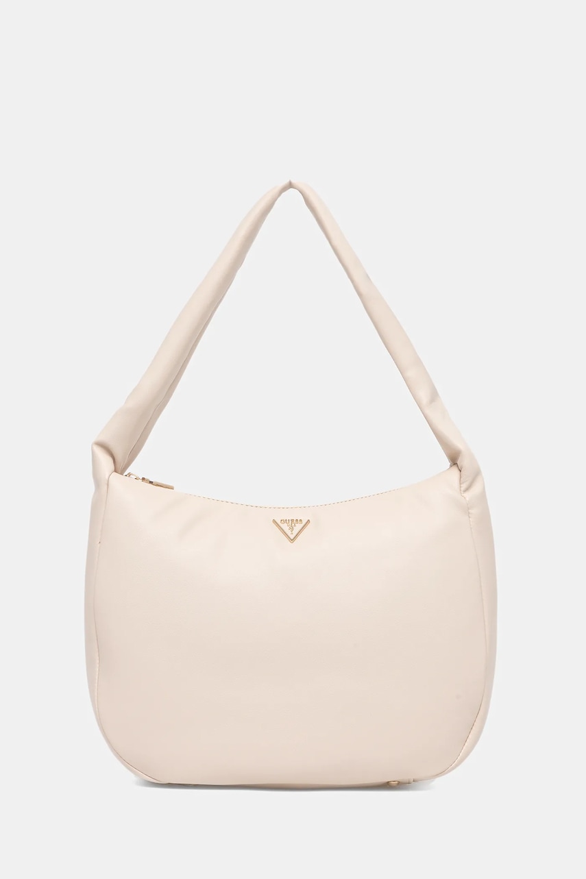 Levně Kabelka Guess SUNETRA béžová barva, HWNG75 34020