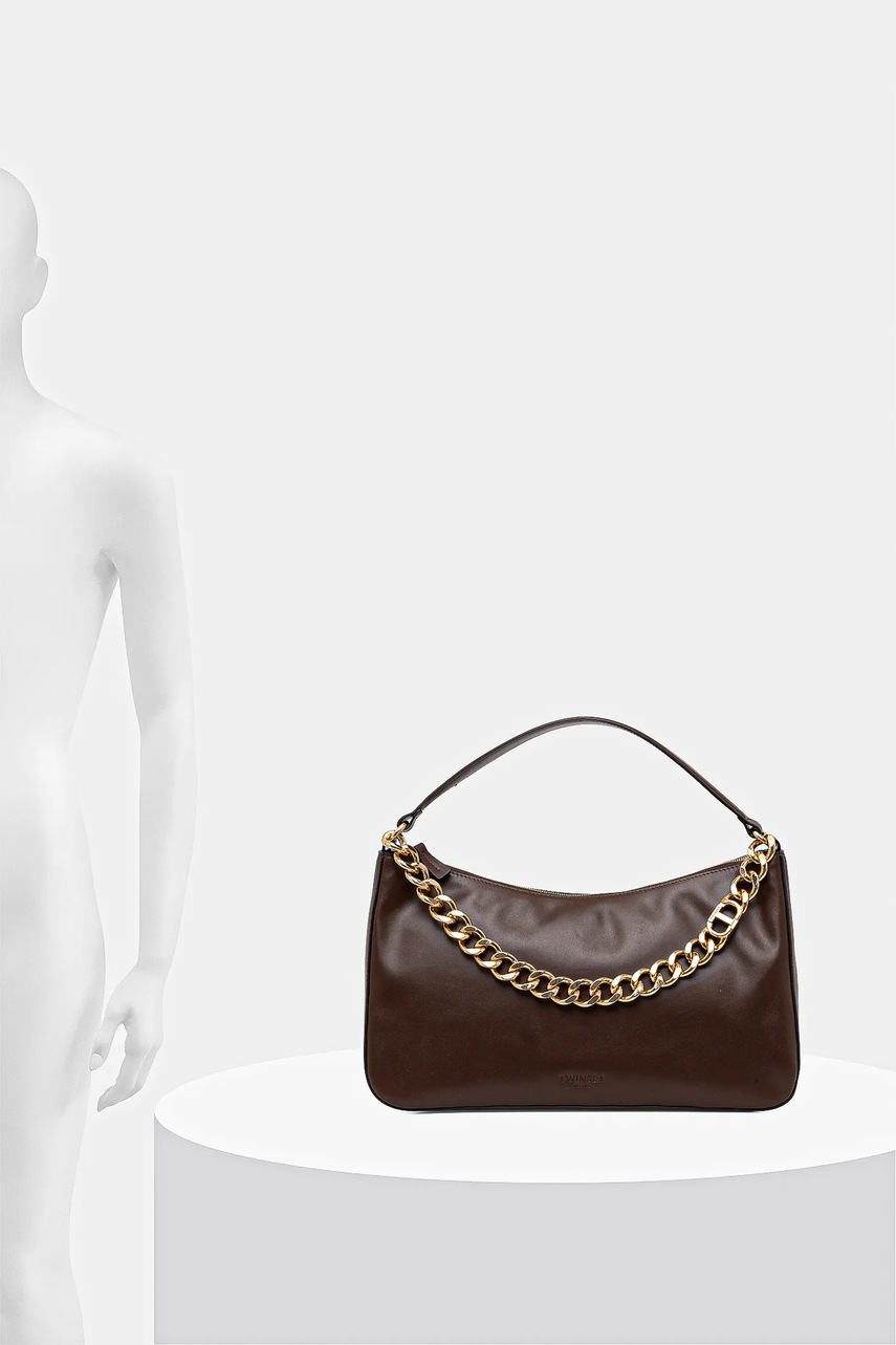 Δερμάτινη τσάντα Twinset φωτογραφία