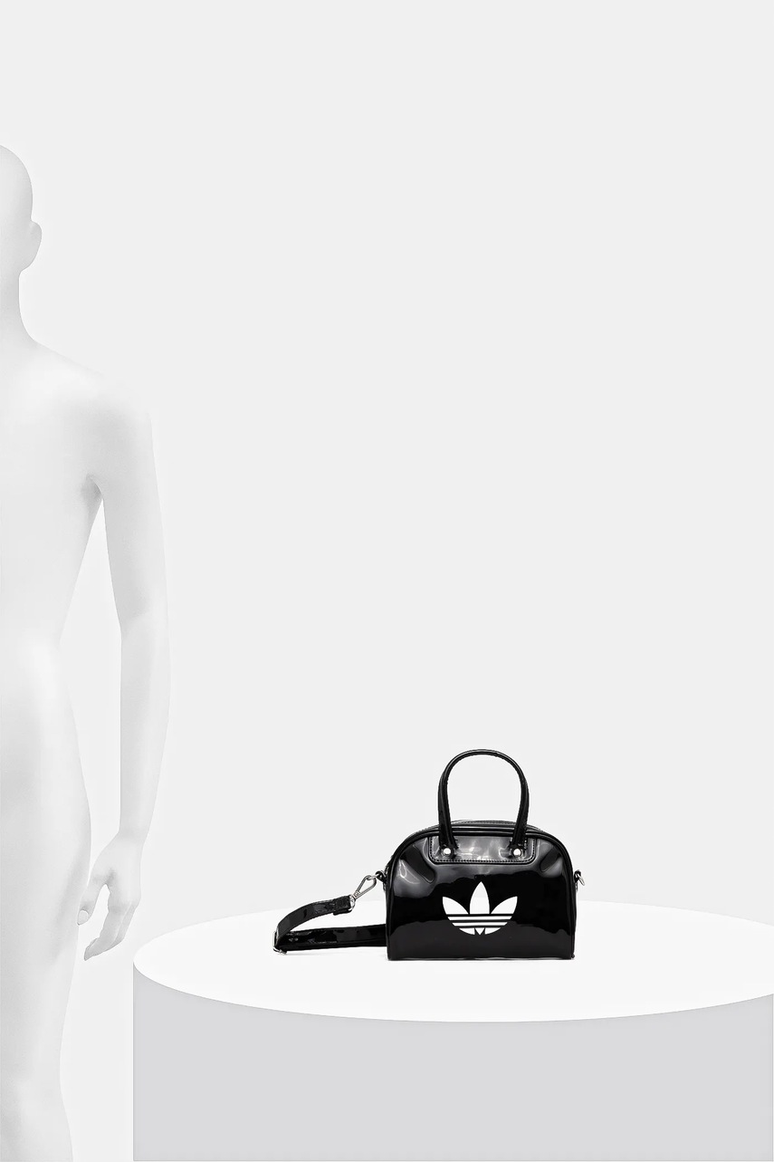 Τσάντα adidas Originals Adicolor χρώμα: μαύρο, JX0247 φωτογραφία