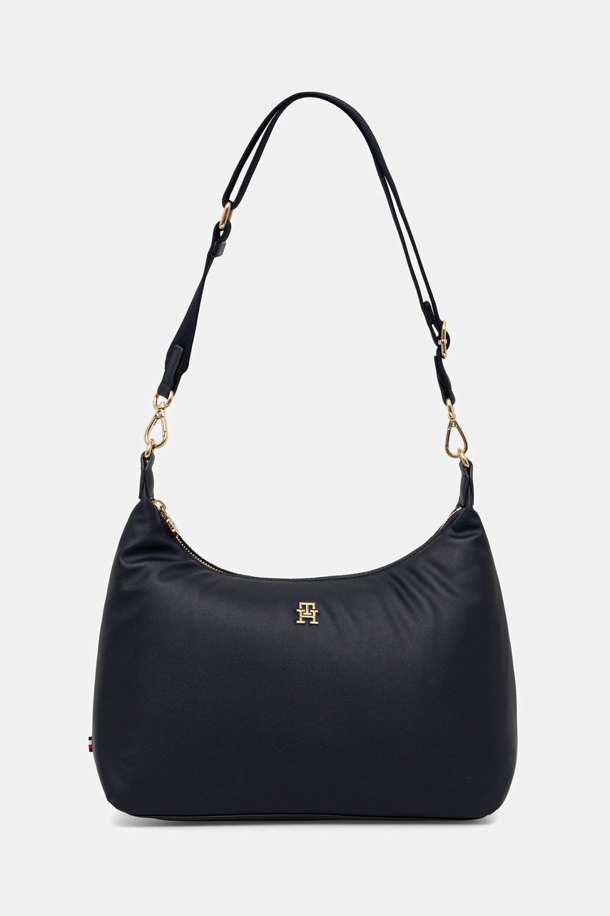 Levně Kabelka Tommy Hilfiger tmavomodrá barva, AW0AW17701