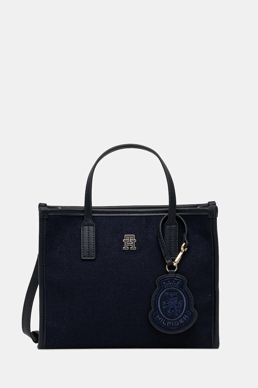 Levně Kabelka Tommy Hilfiger tmavomodrá barva, AW0AW17852