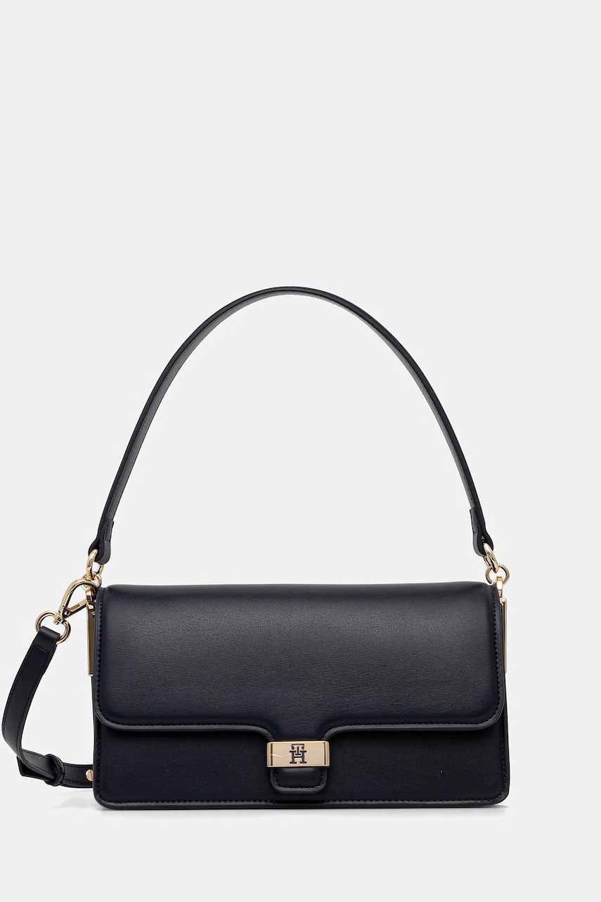 Levně Kabelka Tommy Hilfiger tmavomodrá barva, AW0AW18029