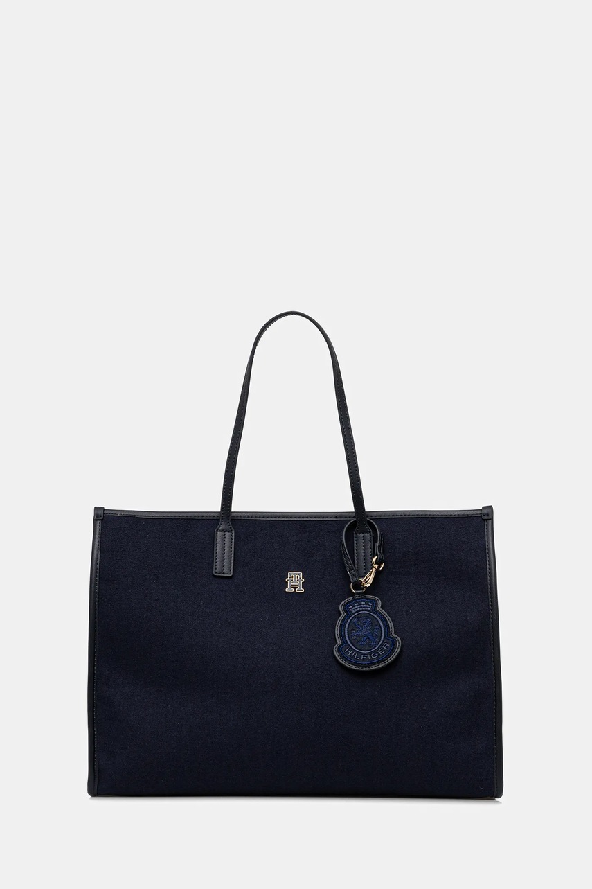 Levně Kabelka Tommy Hilfiger tmavomodrá barva, AW0AW18215