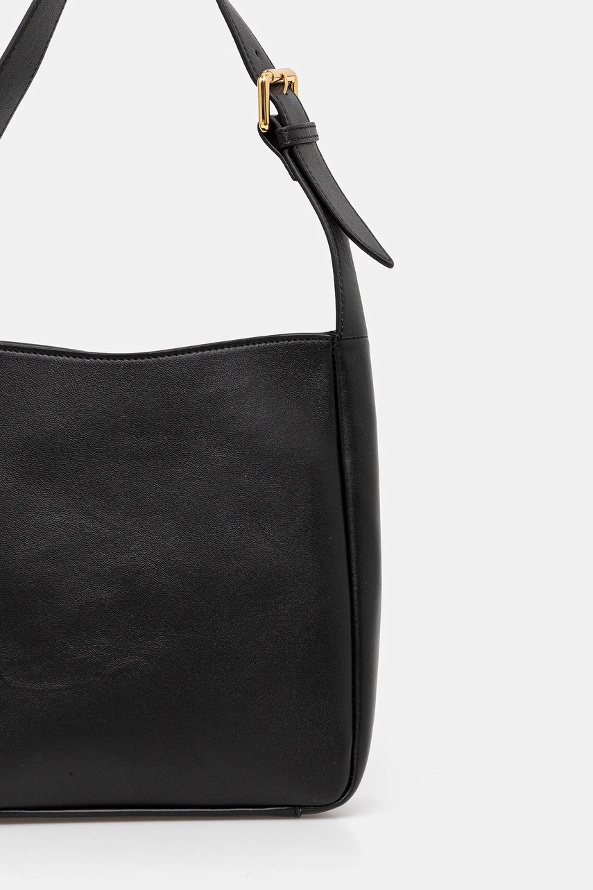 Δερμάτινη τσάντα Luisa Spagnoli χρώμα: μαύρο, 542724 φωτογραφία