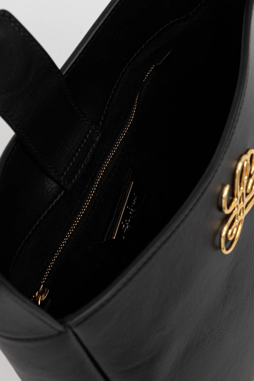 Δερμάτινη τσάντα Luisa Spagnoli χρώμα: μαύρο, 542724 φωτογραφία