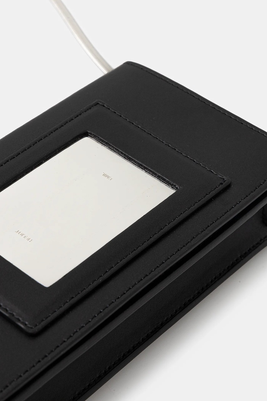 Δερμάτινη τσάντα Heliot Emil χρώμα: μαύρο, AW25_15_083_BLK01 φωτογραφία