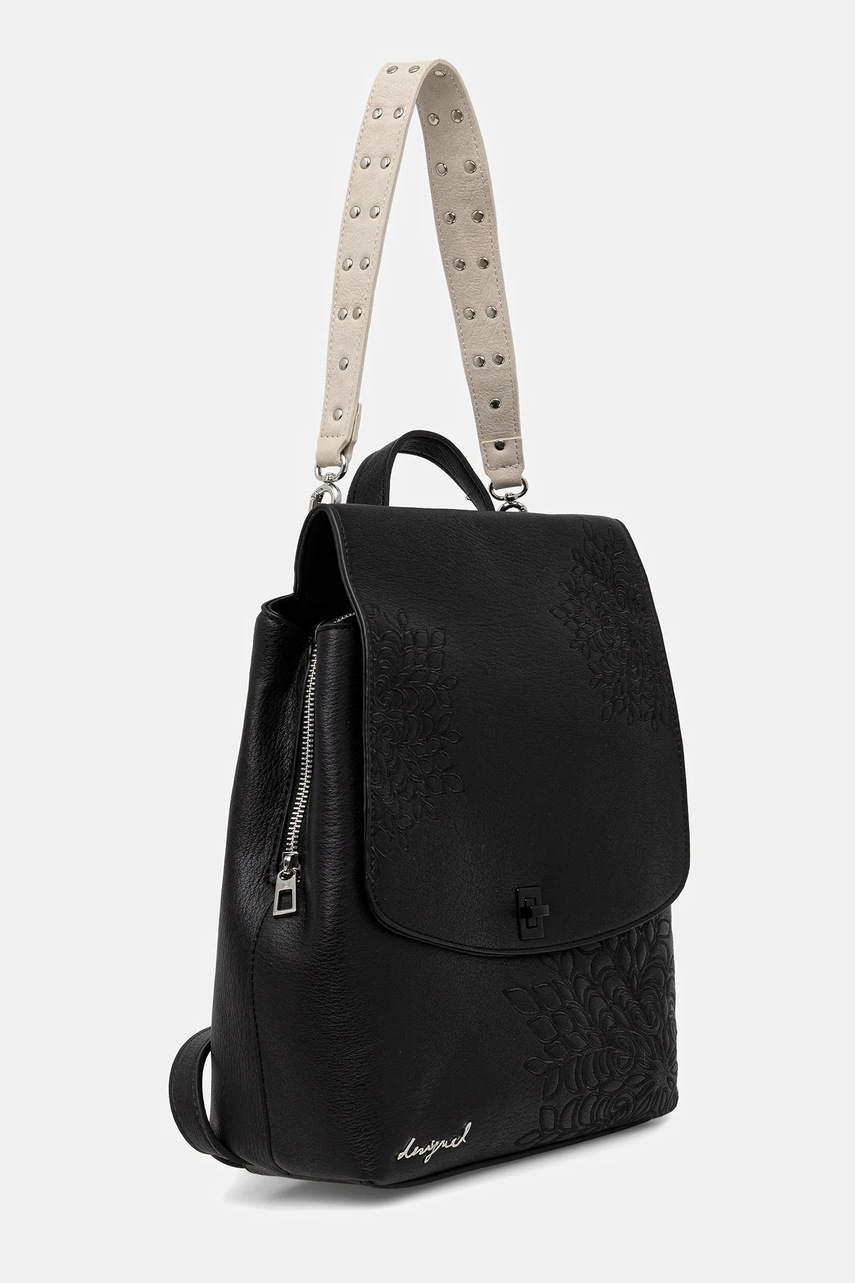 Рюкзак Desigual SIERRA SUMY MINI STR цвет чёрный маленький однотонный 25WAKP19