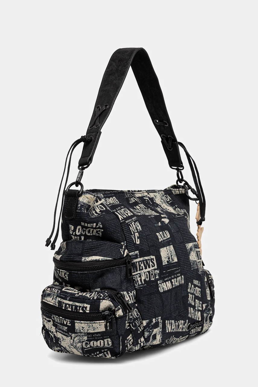 Сумочка Desigual NEWSPAPER ARICA цвет чёрный 25WAXA20