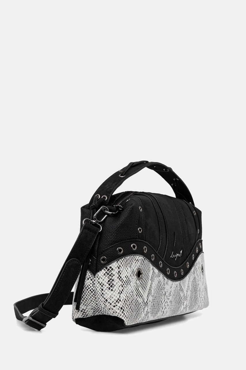 Сумочка Desigual SNAKE PATCH BERGAMO цвет чёрный 25WAXP29