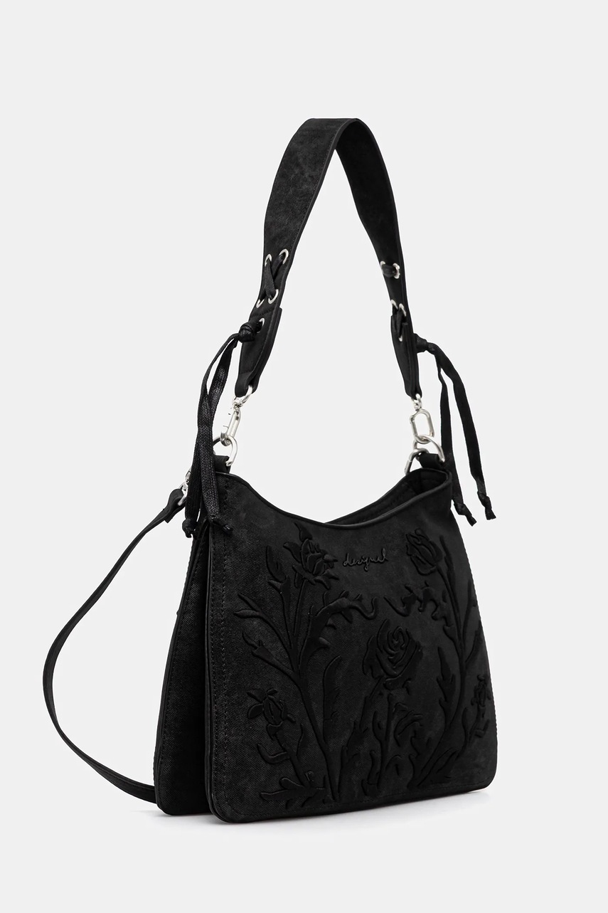 Сумочка Desigual ROMEO FLORAL TOTAL BL цвет чёрный 25WAXP40
