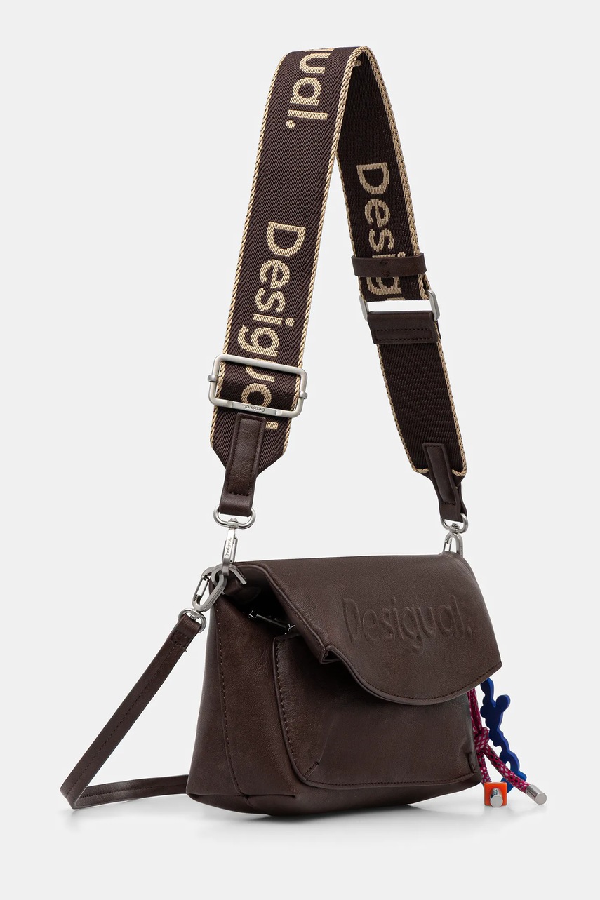 Сумочка Desigual HALF LOGO TROKEL цвет коричневый 25WAXP70