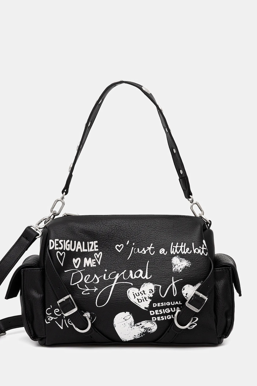 Desigual poșetă SESHAT HABANA culoarea negru, 25WAXPA6