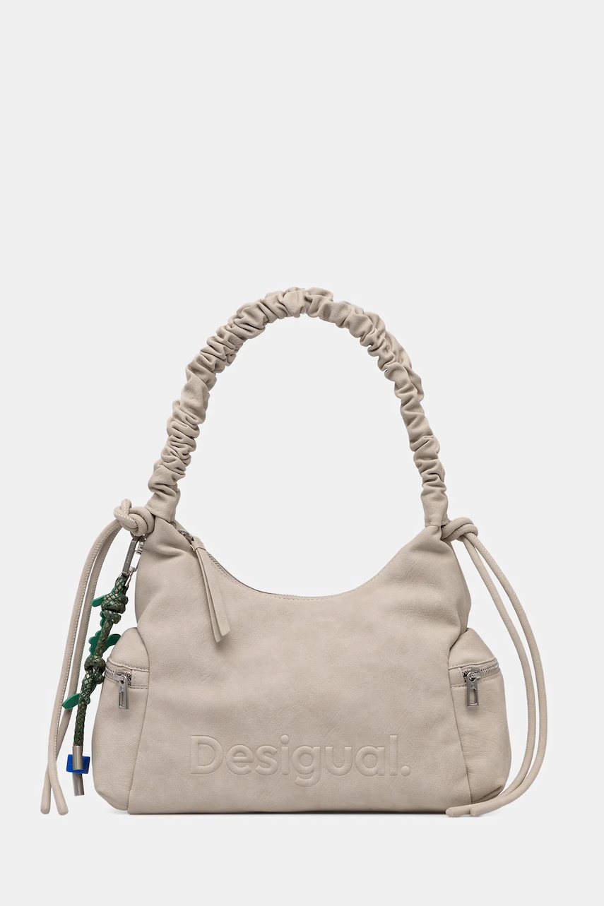 Desigual poșetă culoarea bej, 25WAXPB0