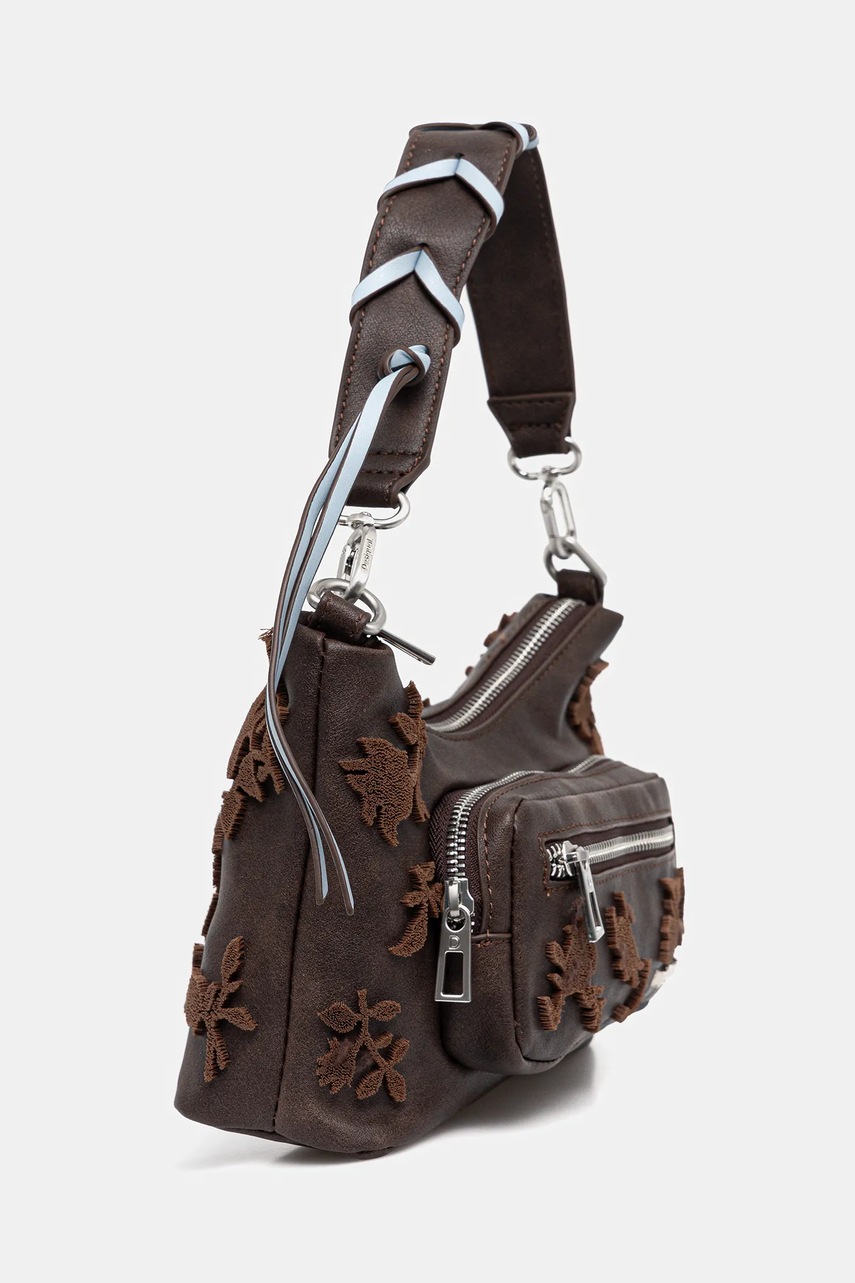 Сумочка Desigual STENCIL FLOWER ME цвет коричневый 25WAXPB9