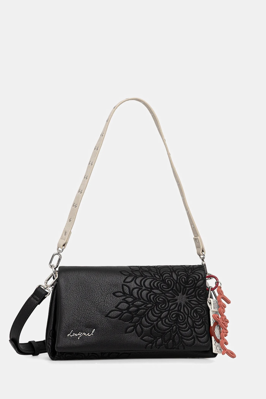 Desigual poșetă SIERRA NARON MEDIUM F culoarea negru, 25WAXPBD