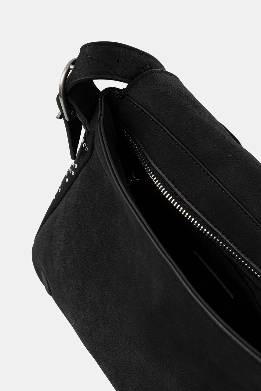 Τσάντα Desigual POKER FACE POSADAS MI χρώμα: μαύρο, 25WAXPBH φωτογραφία