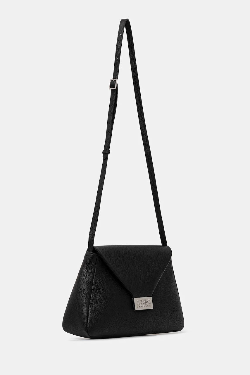 Кожаная сумочка MM6 Maison Margiela цвет чёрный SB5ZH0023.P7255.T8013 Кожаная сумочка MM6 Maison Margiela цвет чёрный SB5ZH0023.P7255.T8013