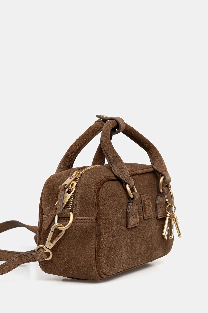 Замшевая сумочка Pedro del Hierro цвет коричневый 1112596