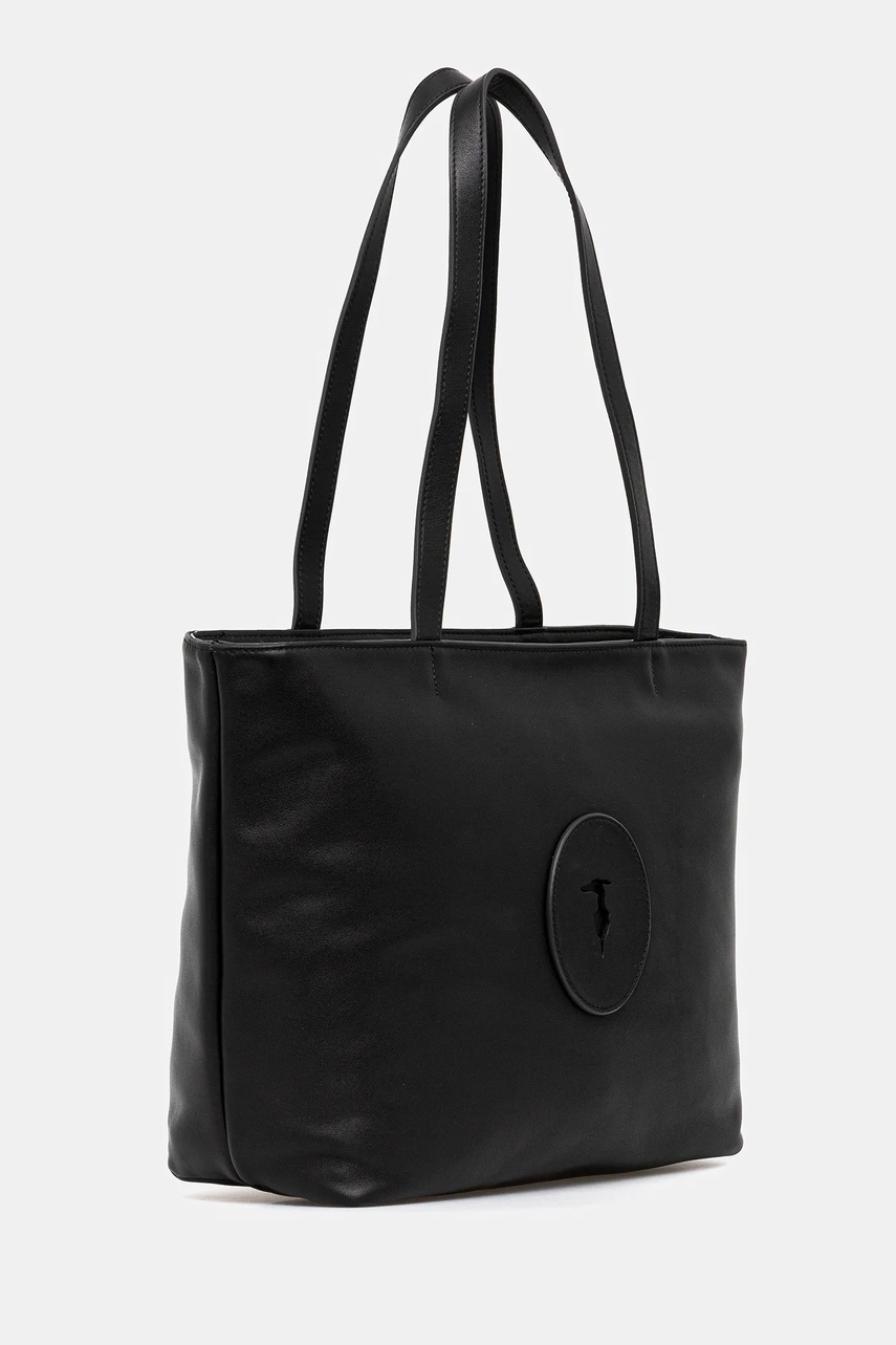 Кожаная сумочка Trussardi цвет чёрный Z644E006025N