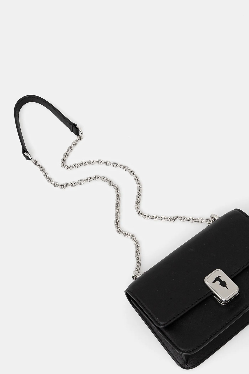 Кожаная сумочка Trussardi цвет чёрный Z603E005980N