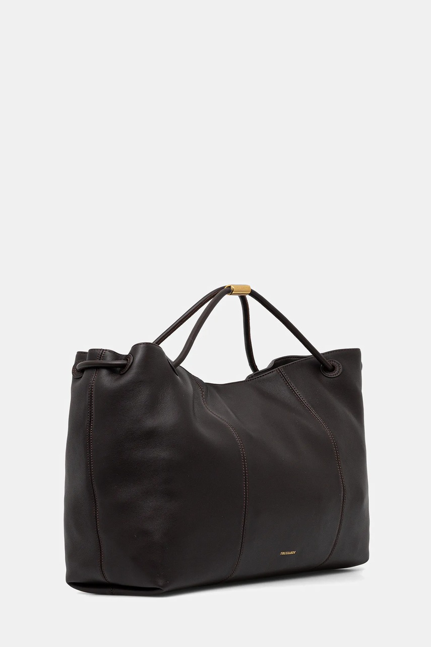 Кожаная сумочка Trussardi цвет чёрный Z616E005993N