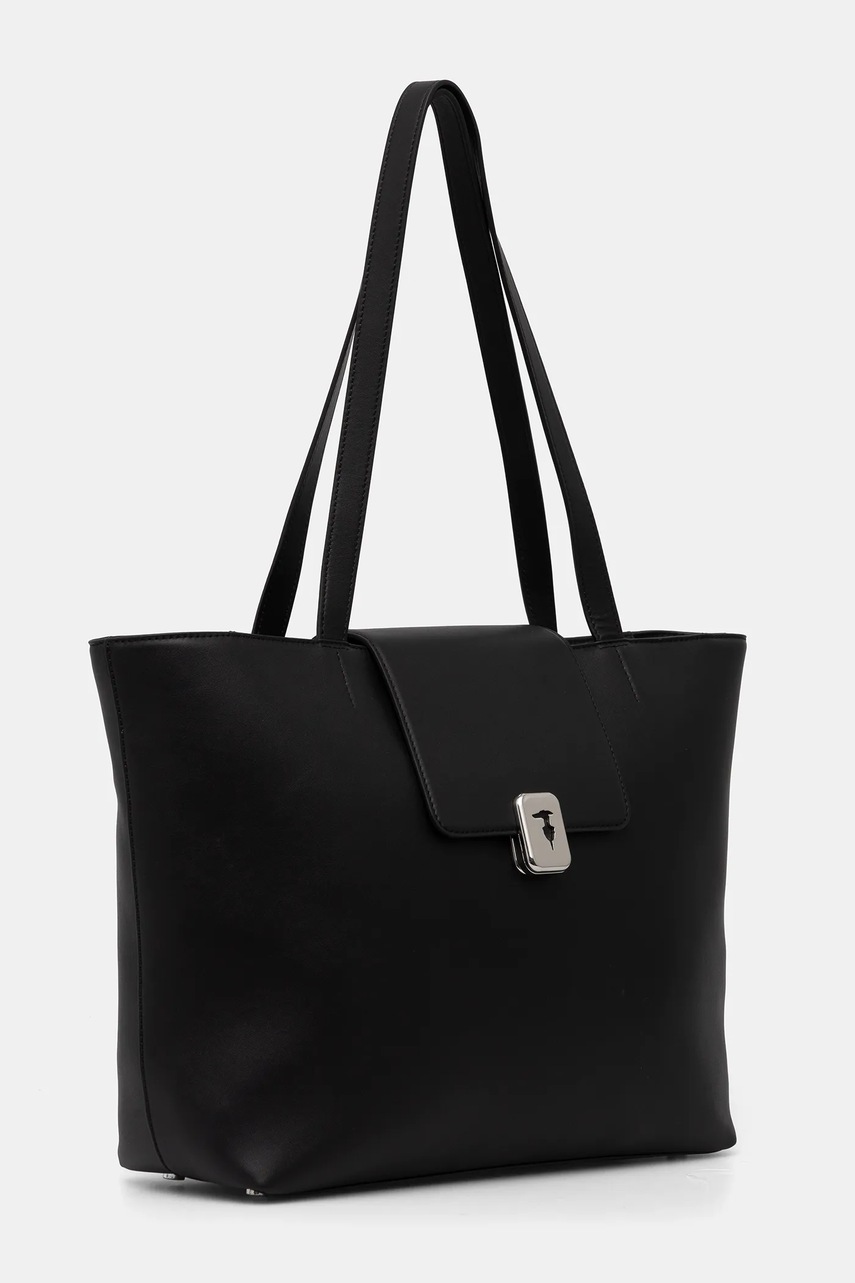 Кожаная сумочка Trussardi цвет чёрный Z605E005982N