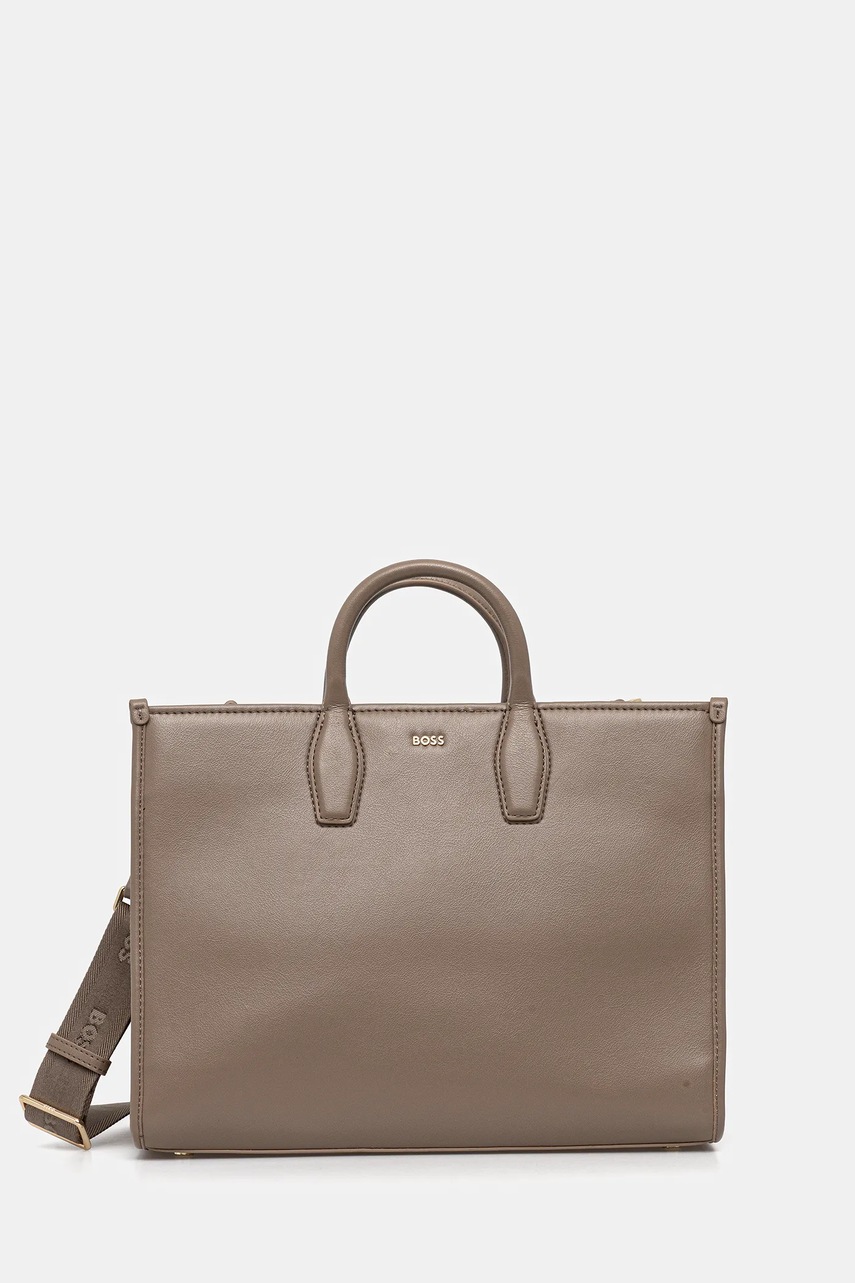 BOSS poșetă culoarea maro, 50547947