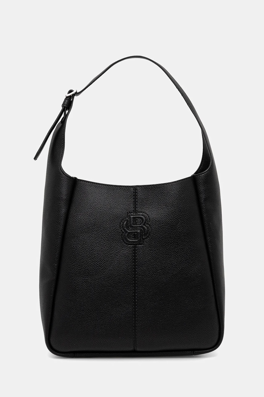 Kabelka BOSS Anett Big Hobo černá barva, 50552158