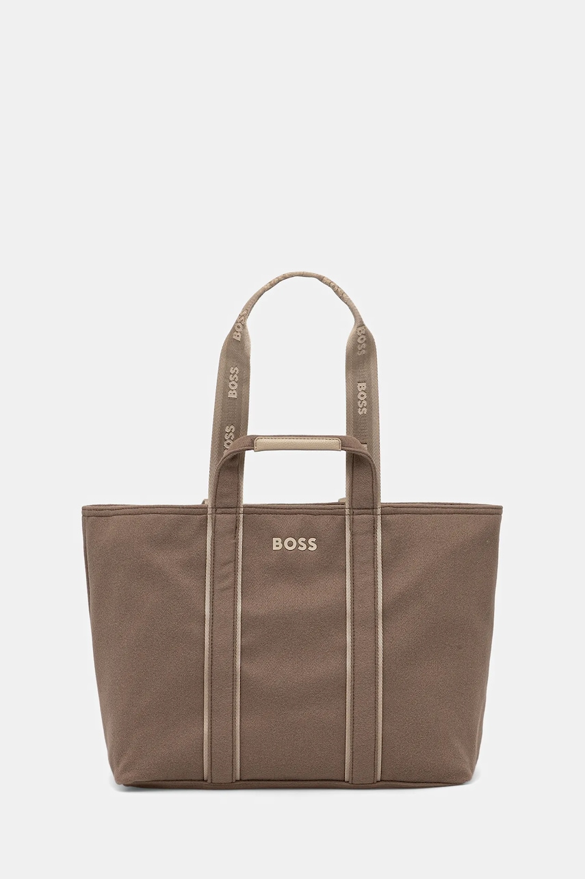 BOSS poșetă culoarea verde, 50552483
