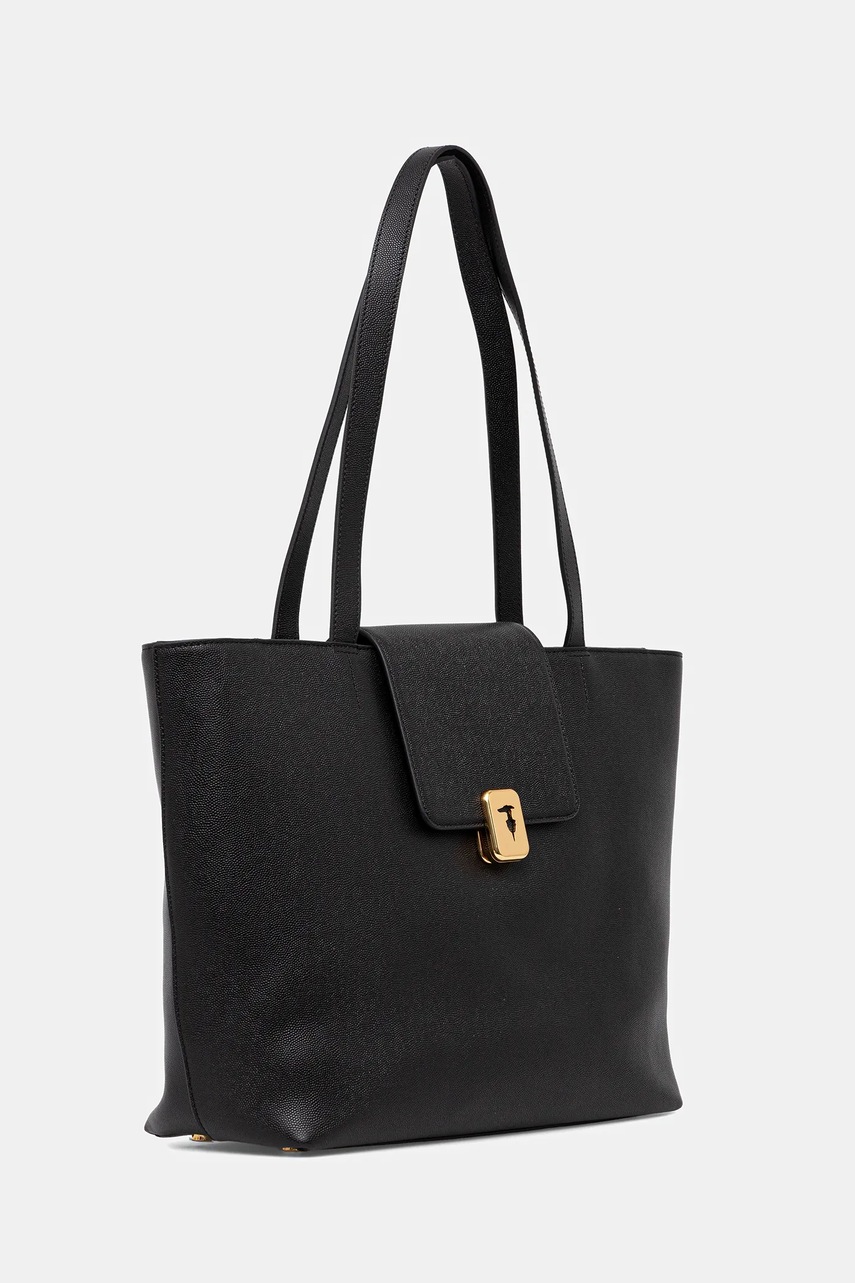 Кожаная сумочка Trussardi цвет чёрный Z605E106078N