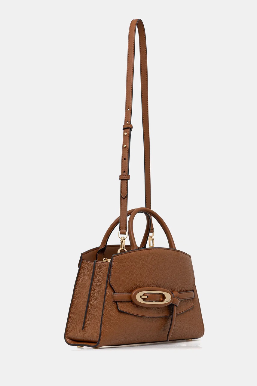 Кожаная сумочка MICHAEL Michael Kors цвет коричневый 30F5GQ8S6L