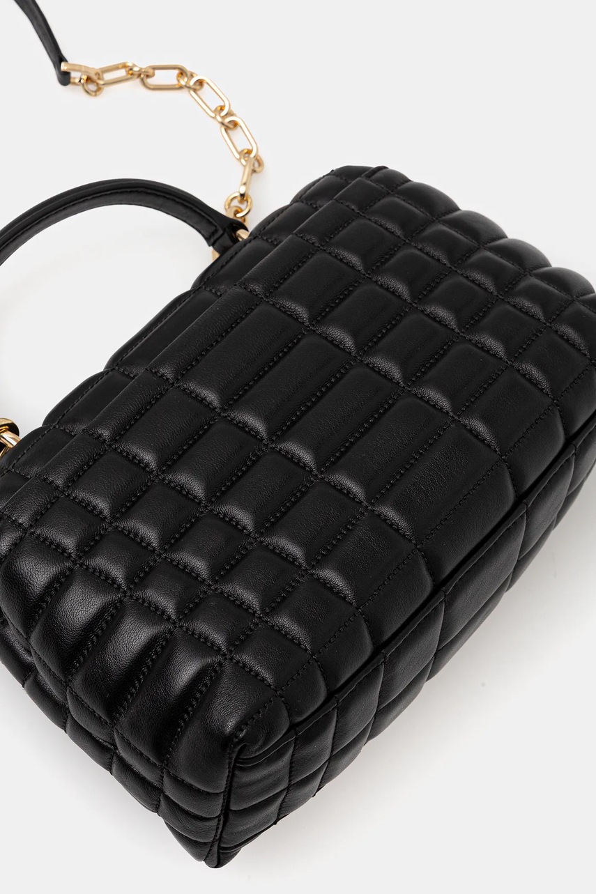 Δερμάτινη τσάντα MICHAEL Michael Kors χρώμα: μαύρο, 30F5G2RS2L φωτογραφία