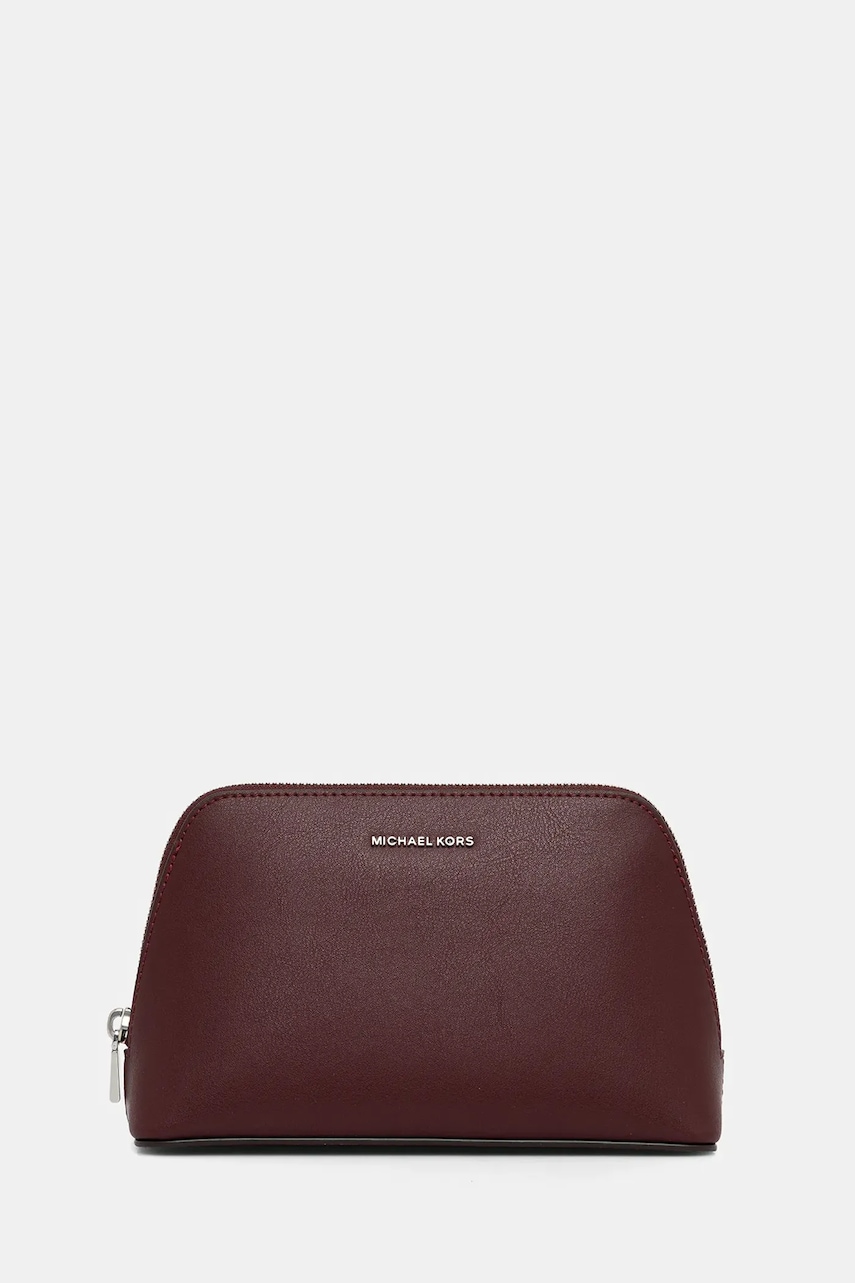 MICHAEL Michael Kors punga cosmetice culoarea bordo, 32F5SJ6T2T