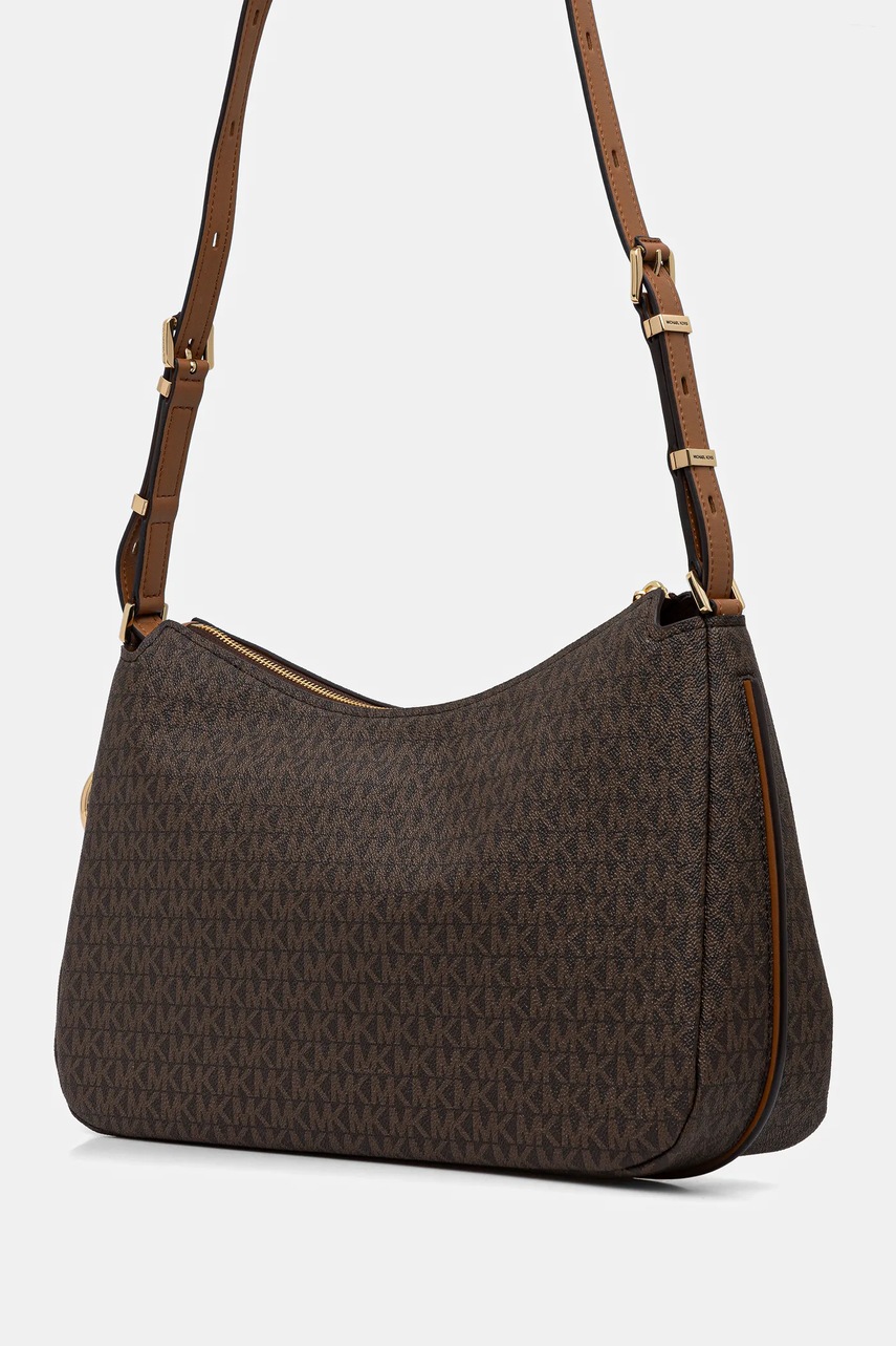 Τσάντα MICHAEL Michael Kors χρώμα: καφέ, 30F5GY5M2B φωτογραφία