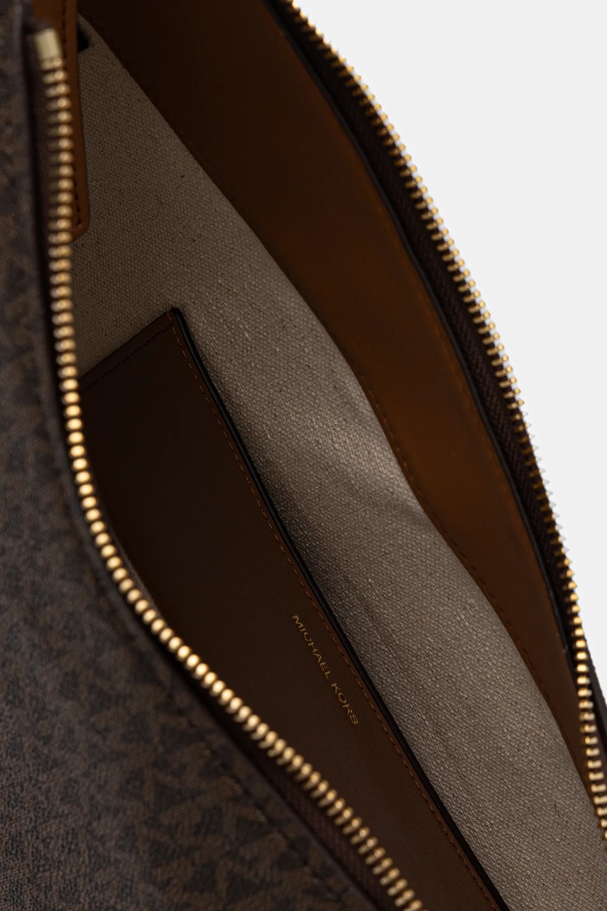 Τσάντα MICHAEL Michael Kors χρώμα: καφέ, 30F5GY5M2B φωτογραφία