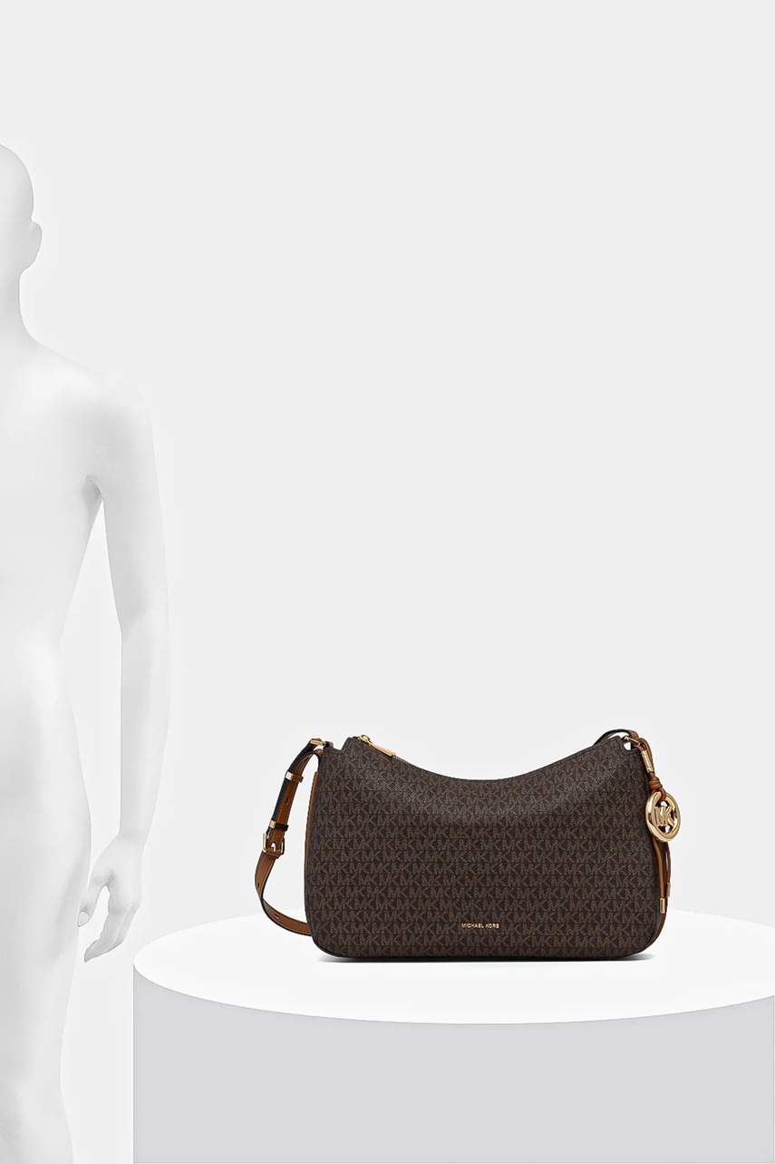 Τσάντα MICHAEL Michael Kors χρώμα: καφέ, 30F5GY5M2B φωτογραφία