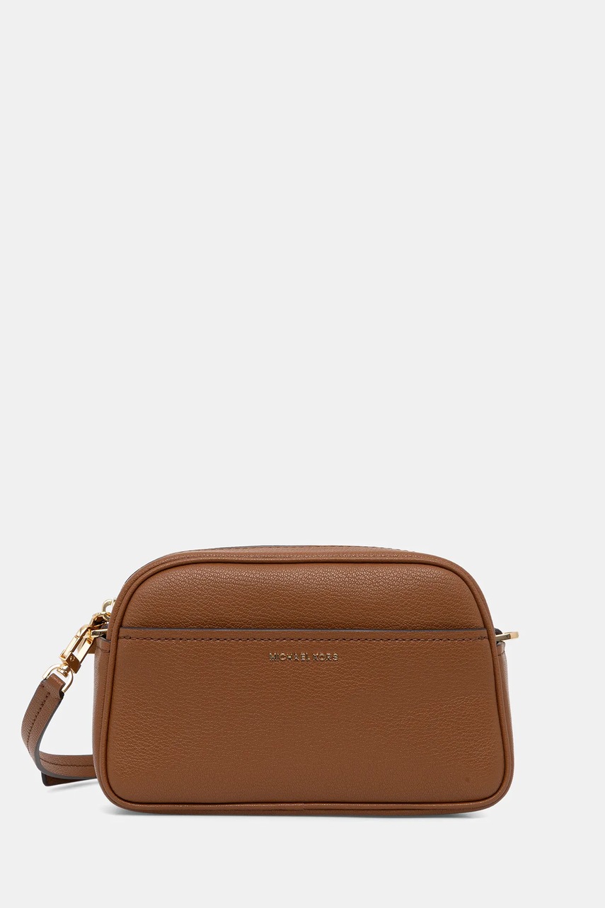 MICHAEL Michael Kors poșetă de piele culoarea maro, 32F5GJ6C5L