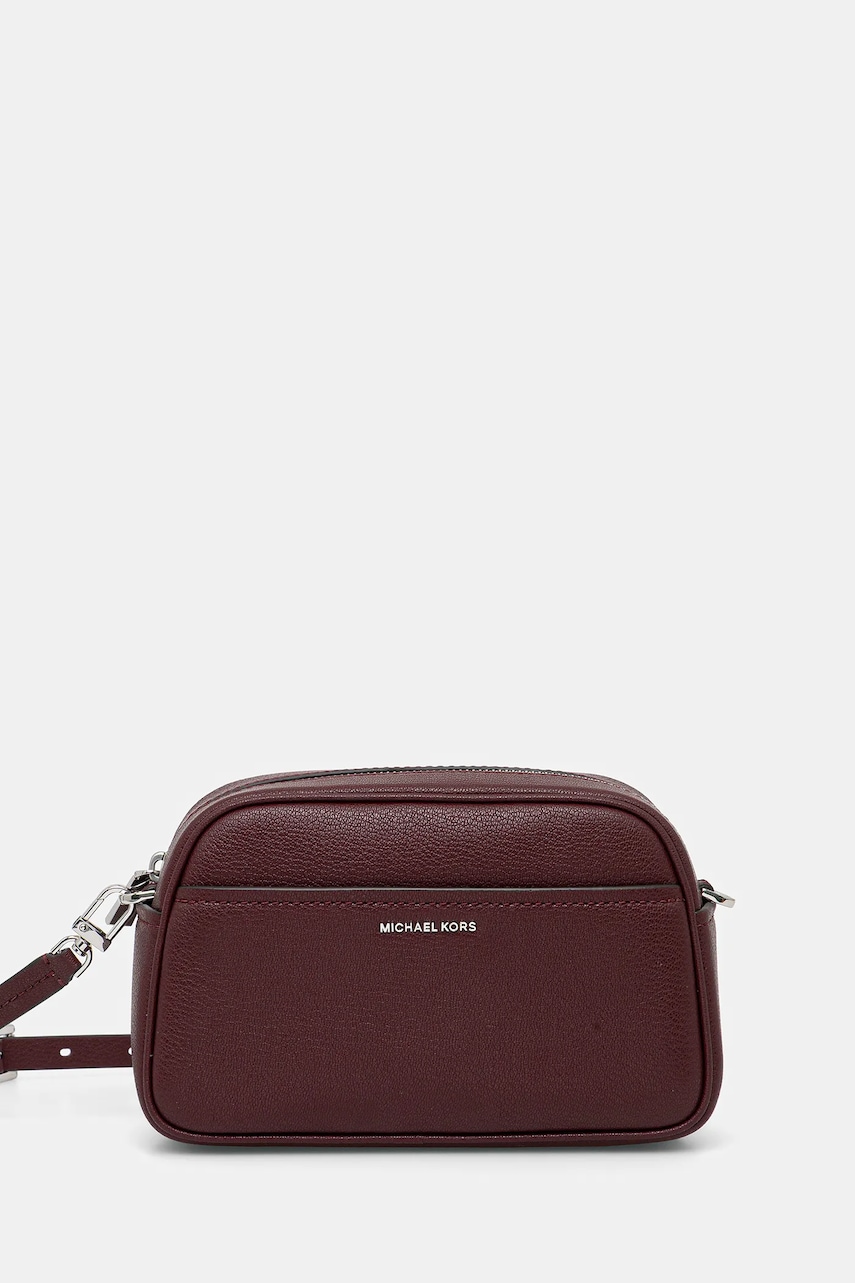 MICHAEL Michael Kors poșetă de piele culoarea bordo, 32F5SJ6C5L