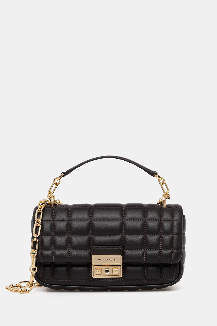 MICHAEL Michael Kors poșetă de piele culoarea maro, 30R4G2RL5L