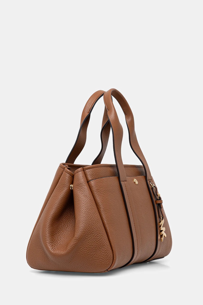 Кожаная сумочка MICHAEL Michael Kors цвет коричневый 30T5G1ZS1L