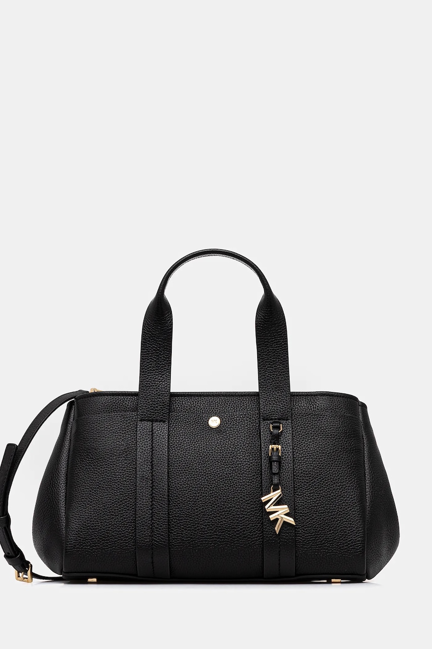 MICHAEL Michael Kors poșetă de piele culoarea negru, 30T5G1ZS1L