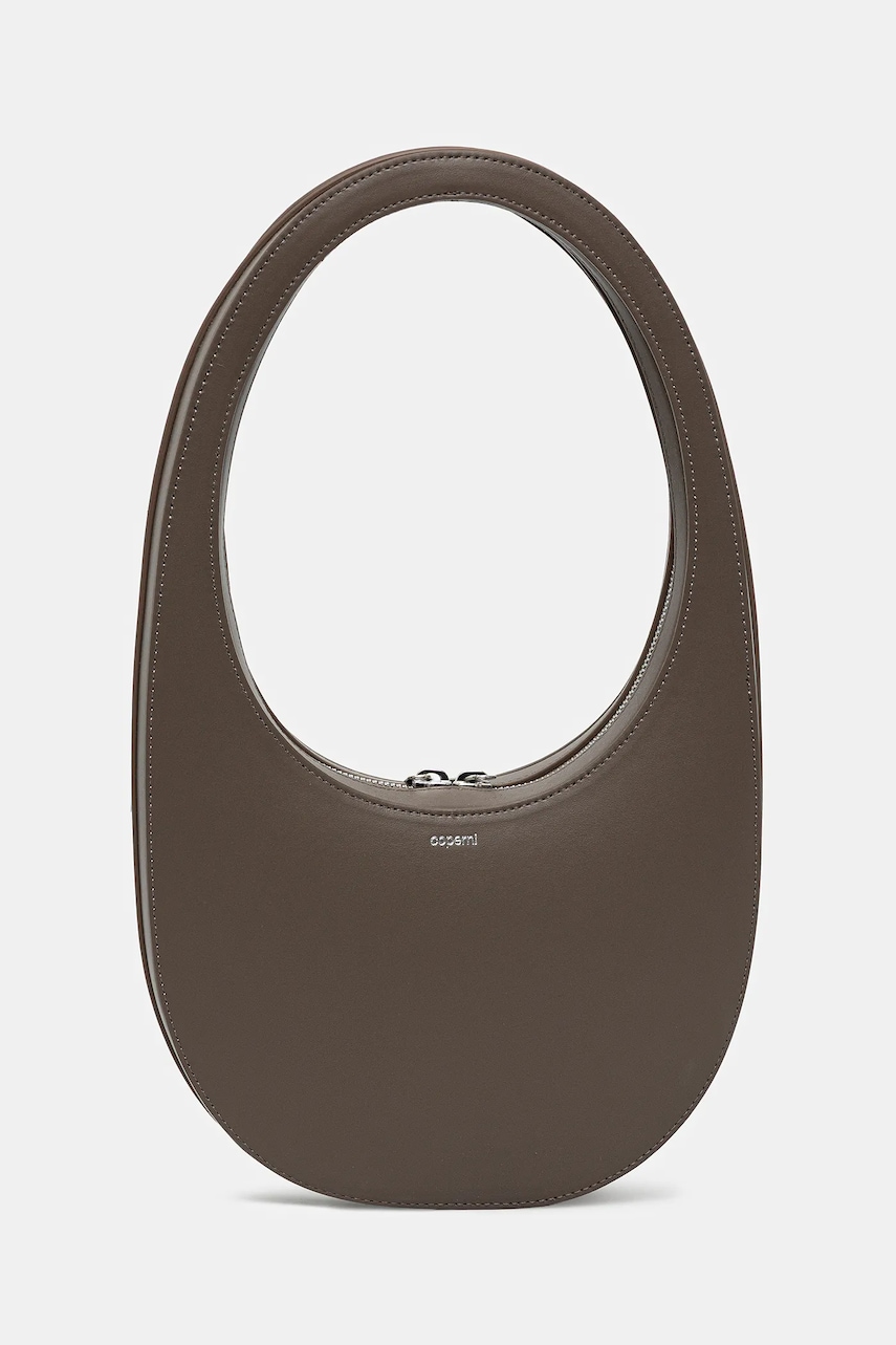 Coperni poșetă de piele Swipe culoarea maro, COPBA01F6004