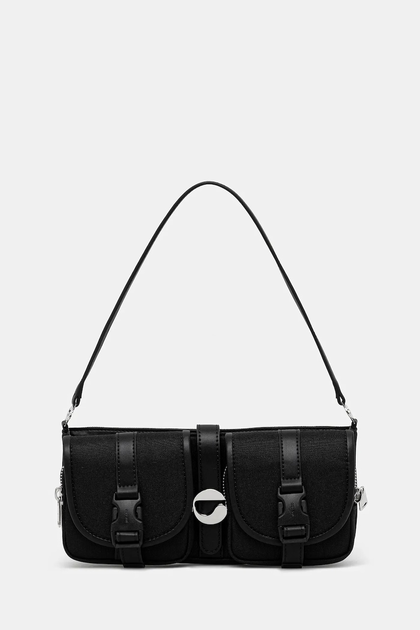 Coperni poșetă Cargo Baguette culoarea negru, COPBA114F3047