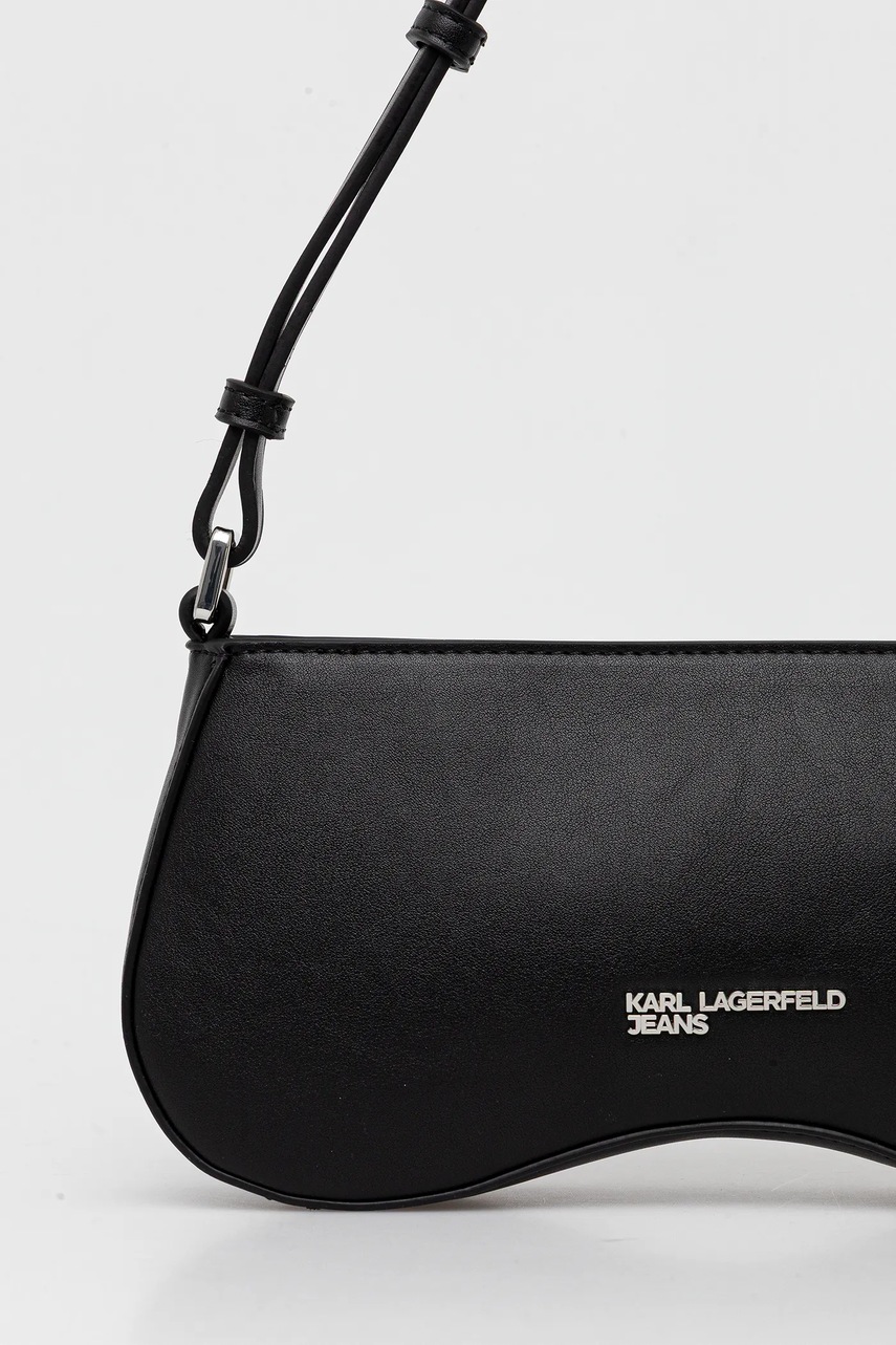 Τσάντα Karl Lagerfeld Jeans χρώμα: μαύρο, A4W30150 φωτογραφία
