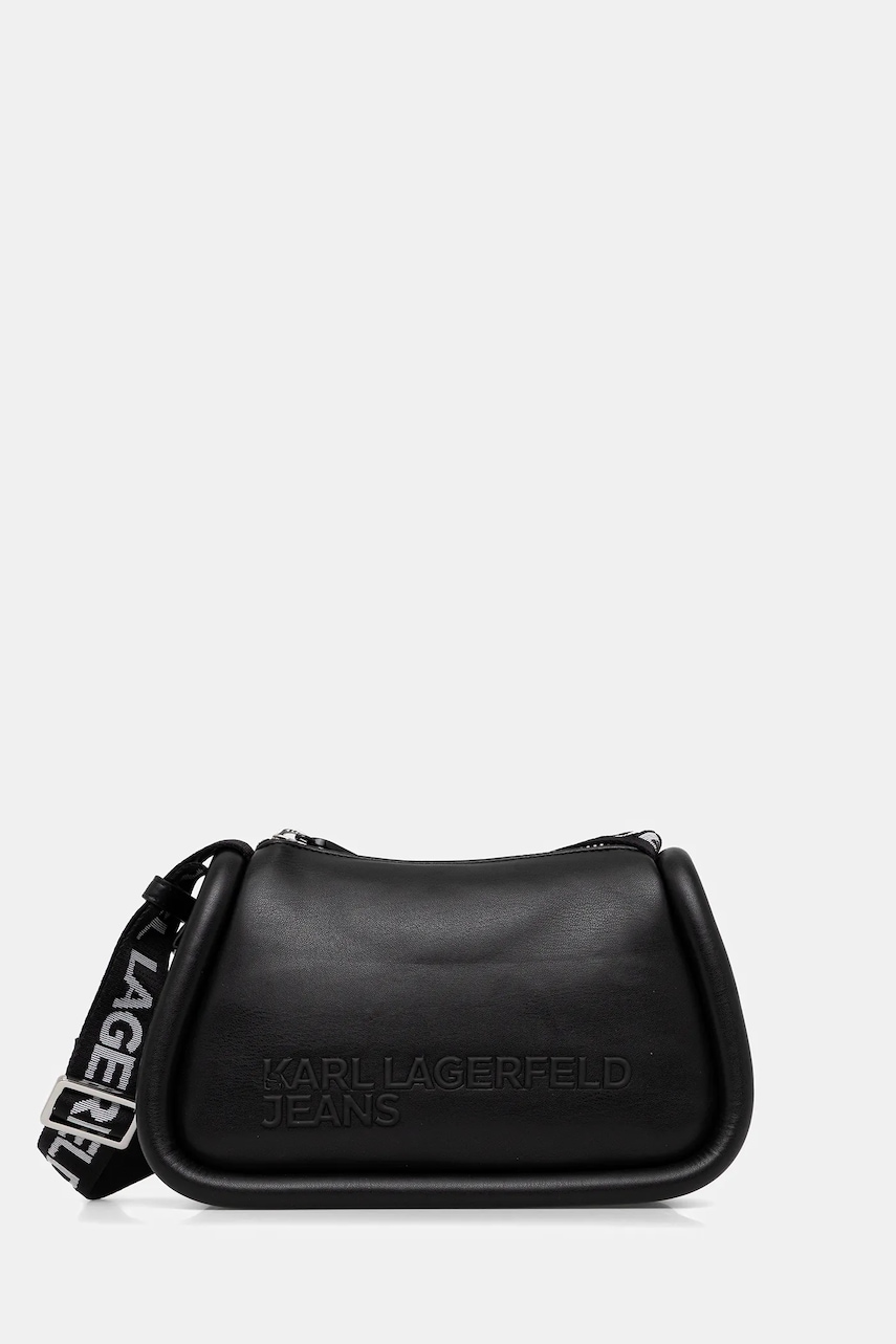 Karl Lagerfeld Jeans poșetă culoarea negru, A4W30154